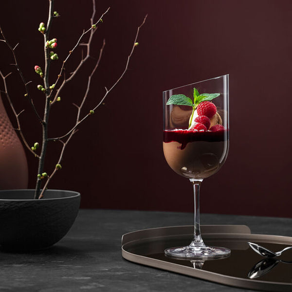 New Moon - Claret Red wine goblet (Set of 4)