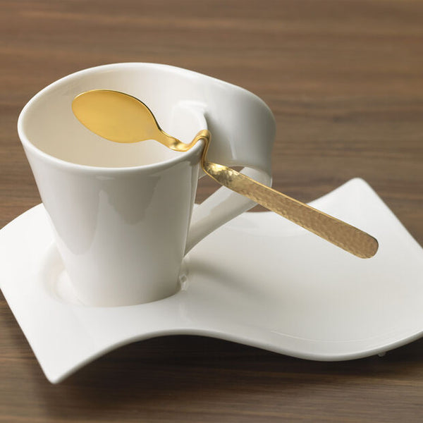 New Wave Caffe - Spoon Demi-tasse spoon gold plated (Set of 6)