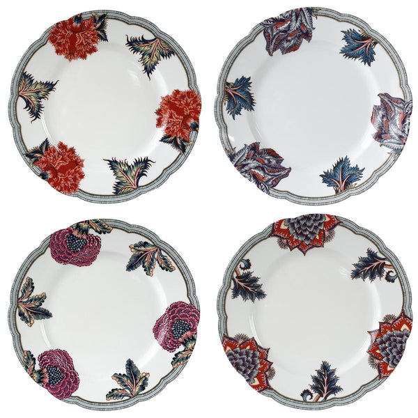 Braquenie - Assorted Dinner Plates (Set of 4)