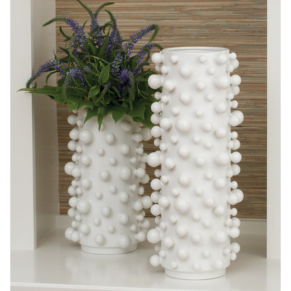 Molecule - Matte White Vase Large