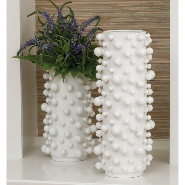 Molecule - Matte White Vase Small