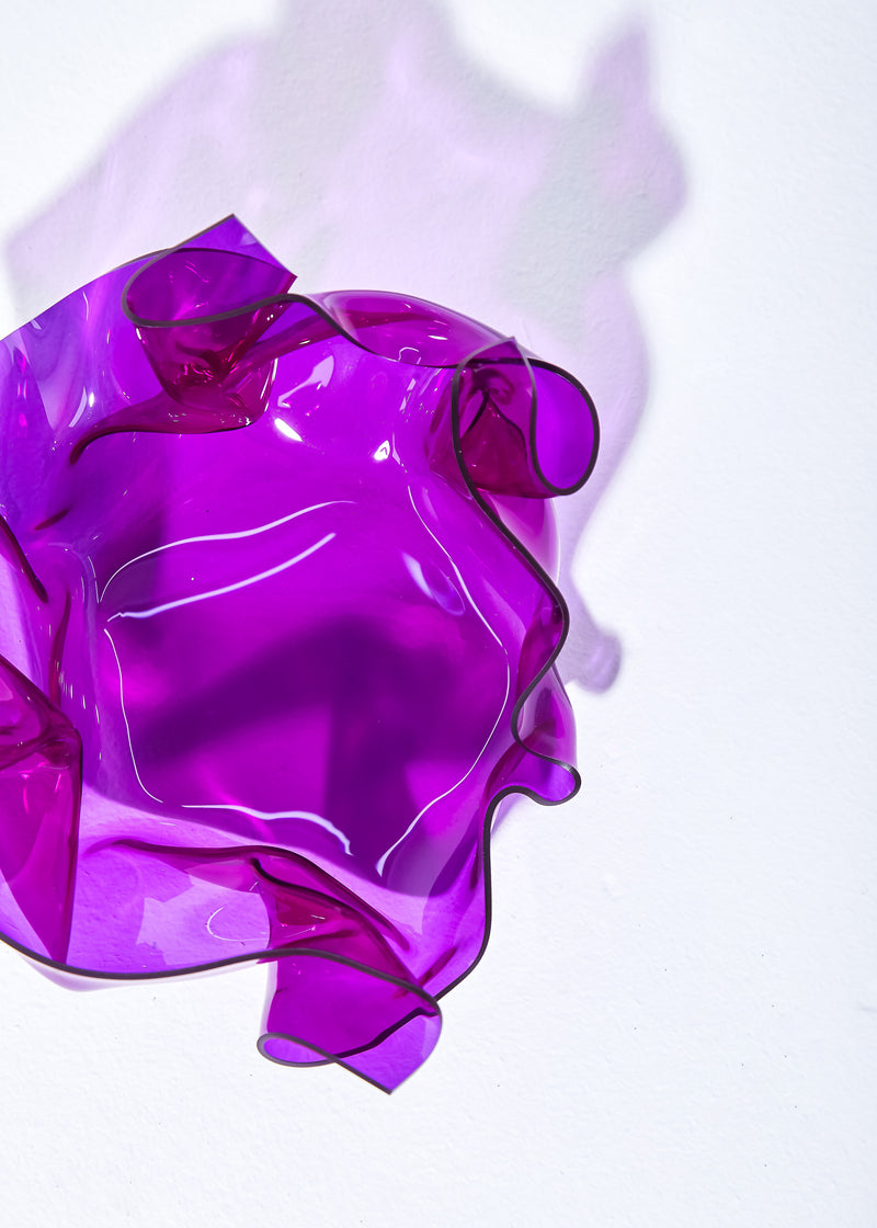 Spritzen - Acrylic Sculpture Purple