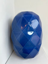 Cut Vase Cobalt Blue Glossy