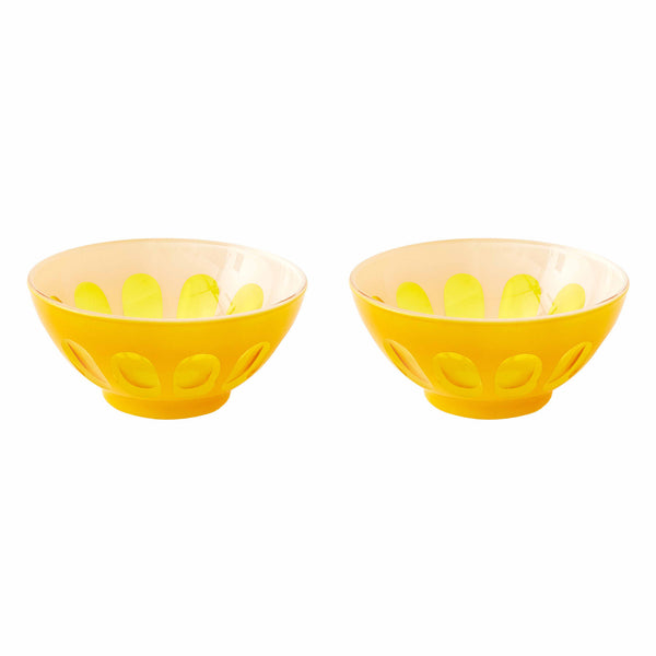 Rialto - Glass Bowl Pale Saffron (Set of 2)
