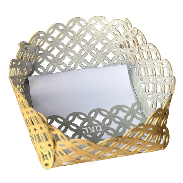 Flower Life - Matza Basket Gold / Silver