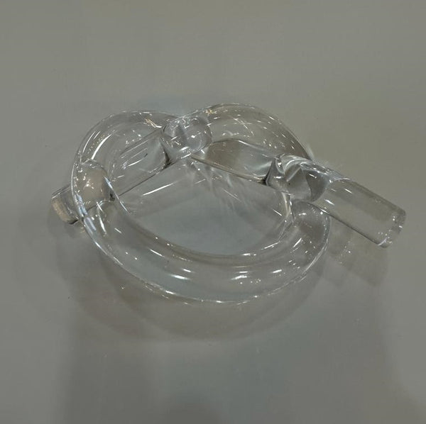 Crystal Napkin Ring Knot Clear (Set of 4)