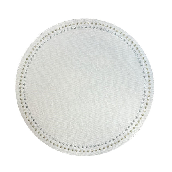 Pearls - Placemats White - Gold / Silver (Set of 4)