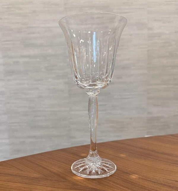 Water Goblet Stripes Clear(Set of 6)
