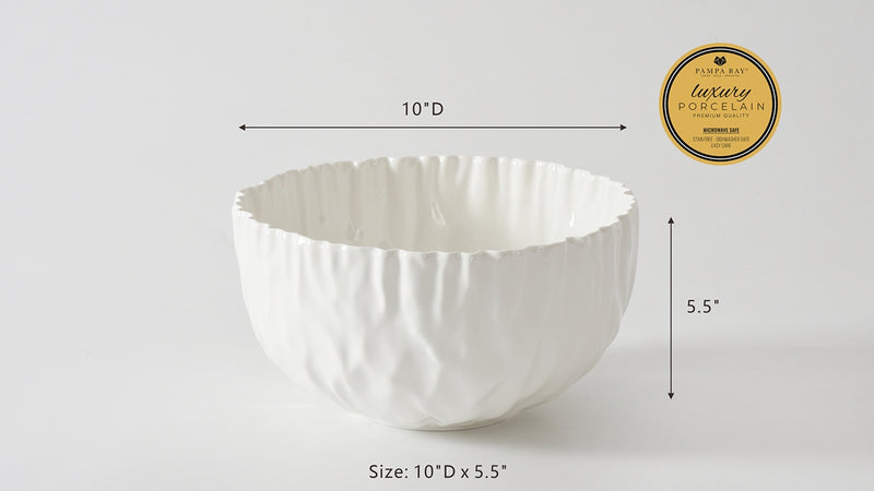 Mascali - White - Large Bowl