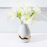 Talianna - Oro Vase White