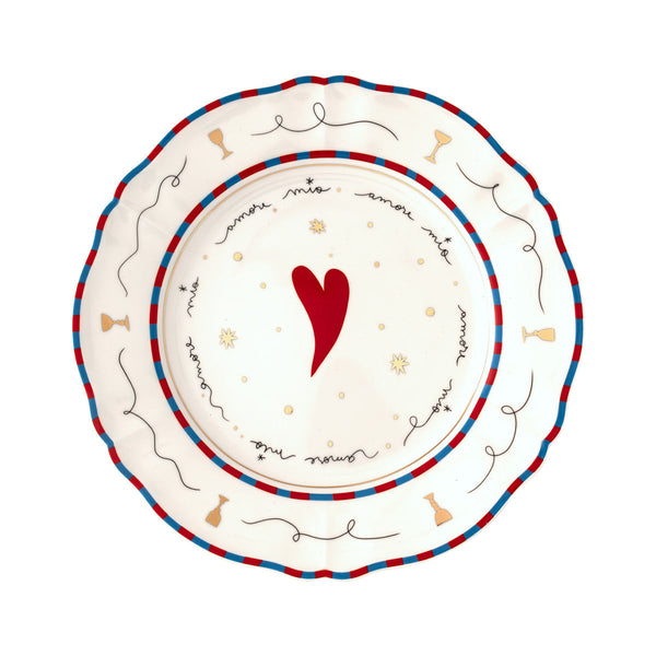 Passion Fruit - Heart - Dinner Plate