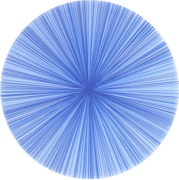 Linen - Multi Lines Blue Trivet