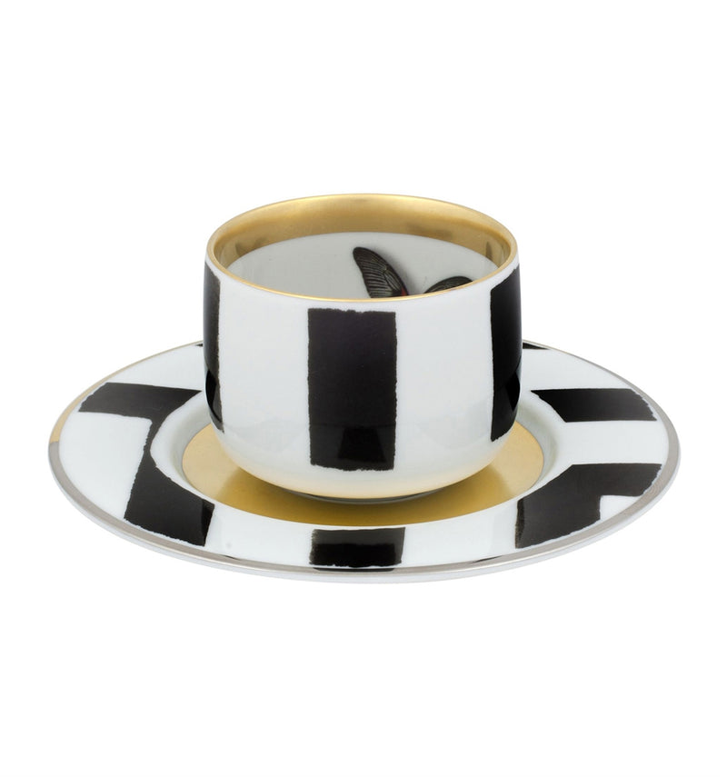 Sol y sombra - coffee cup and saucer