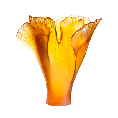 Large Amber Vase
