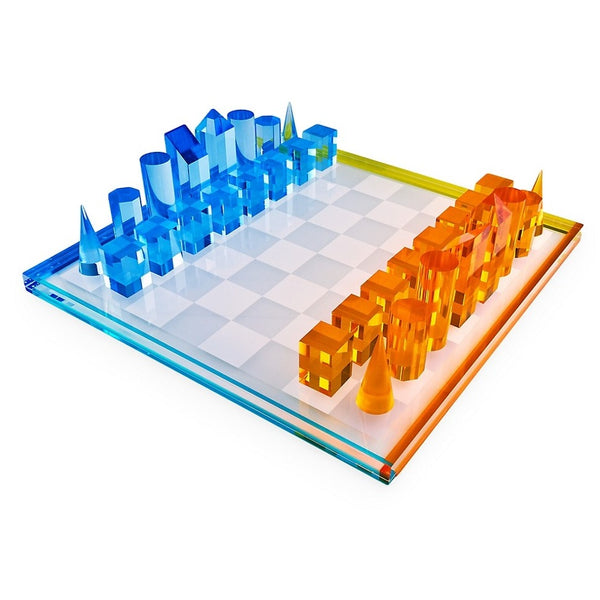 Acrylic Chess Multicolor Set