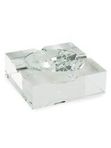 Square - Crystal Glass Ashtray Large