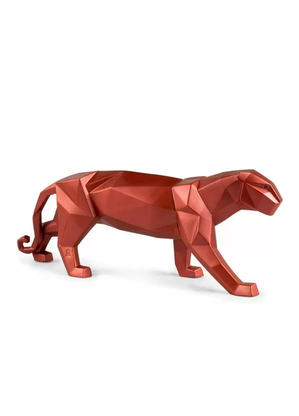 Panther Figurine - Metallic