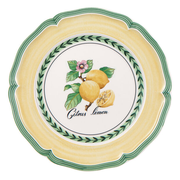 French Garden Valence - Lemon Salad Plate (Set of 6)