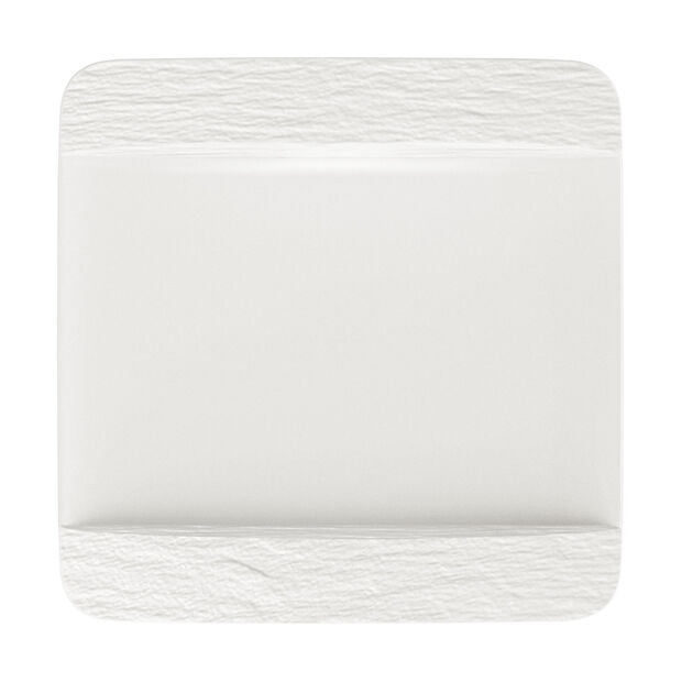 Manufacture Rock Blanc - Square flat plate (Set of 6)