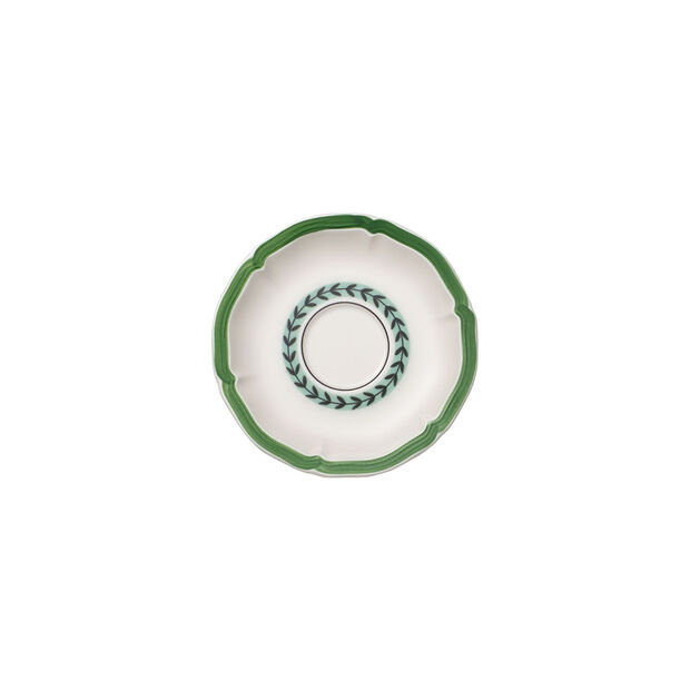 French Garden Green Line - Espresso Cup Saucer (Set of 6)