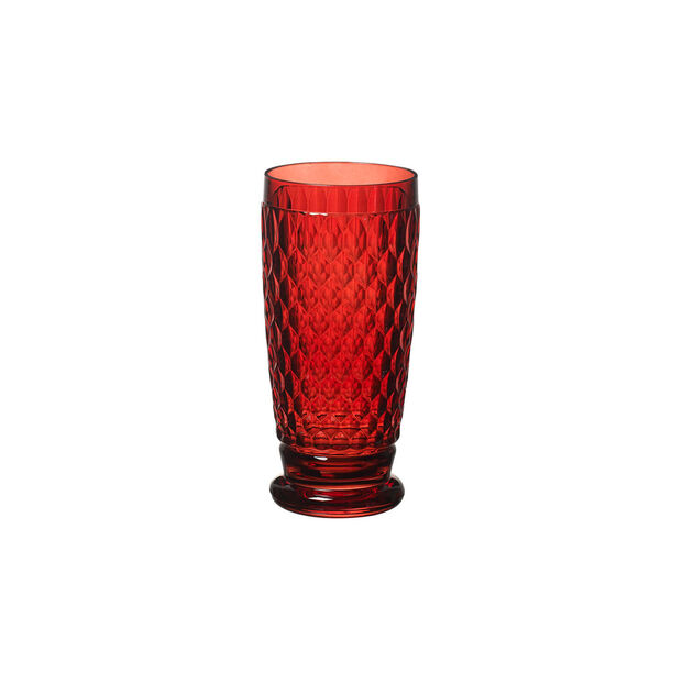 Boston Colored - Highball tumbler red (Set of 4)