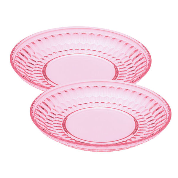 Boston Colored - Salad plate rose (Set of 2)