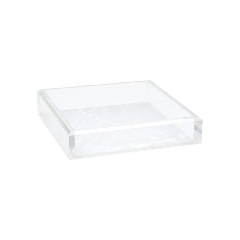 Crystal - Luncheon Napkin Tray Clear