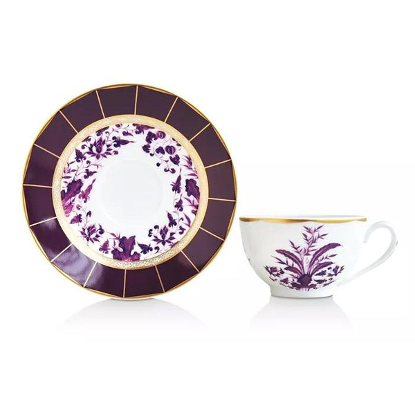 Prunus - Tea cup and saucer (Set of 2)