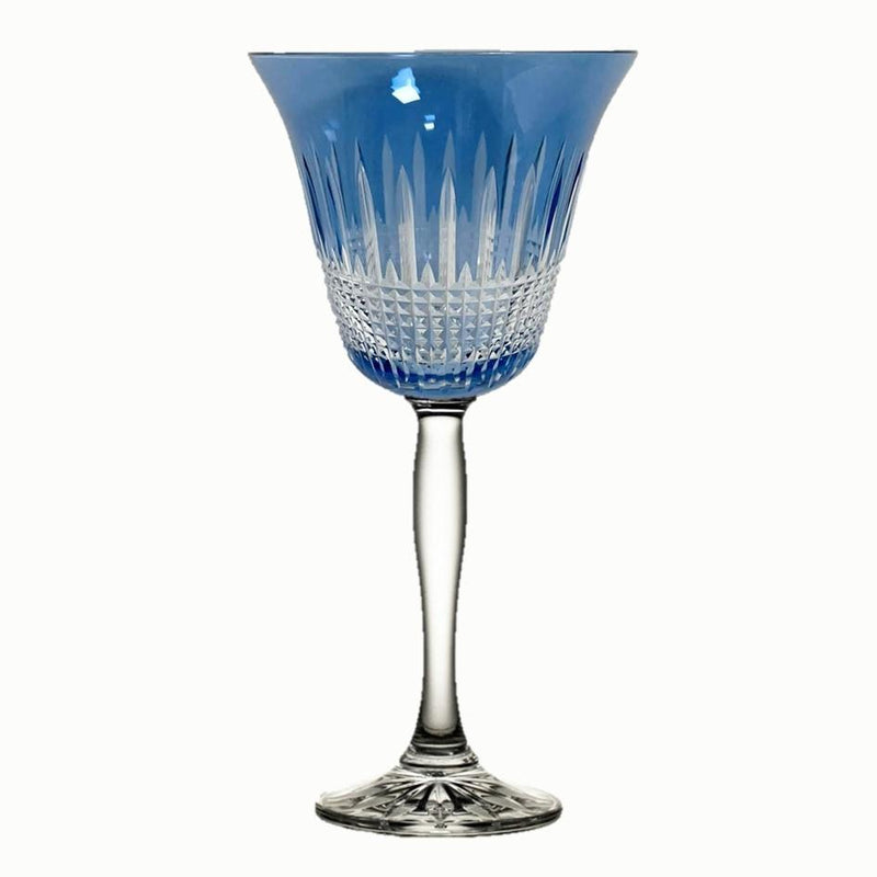 Water Goblet Diamond Light Blue (Set of 6)