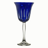Water Goblet Stripes Blue (Set of 6)