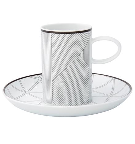 Orquestra - Coffee Cup And Saucer Black (Set of 6)