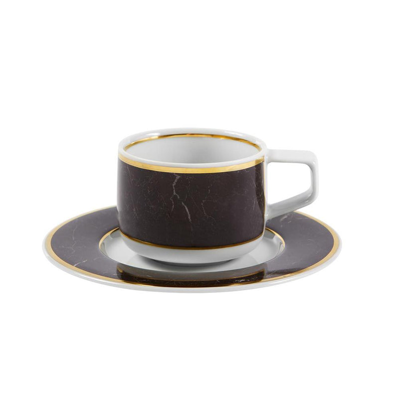 Carrara - coffee cup and saucer