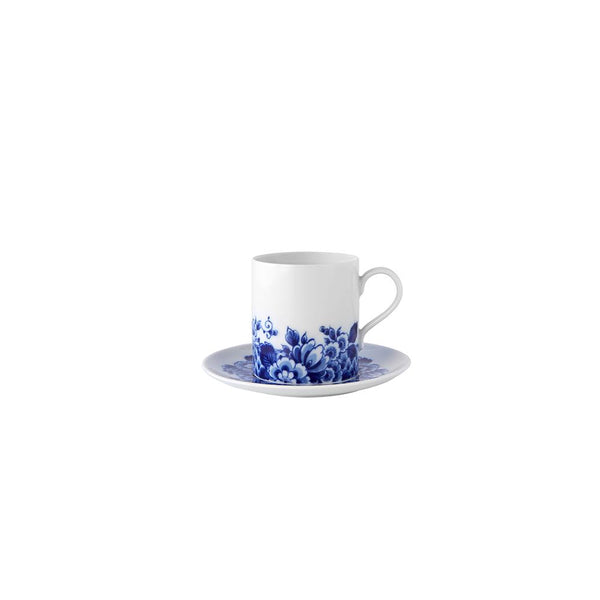 Blue ming - tea cup and saucer
