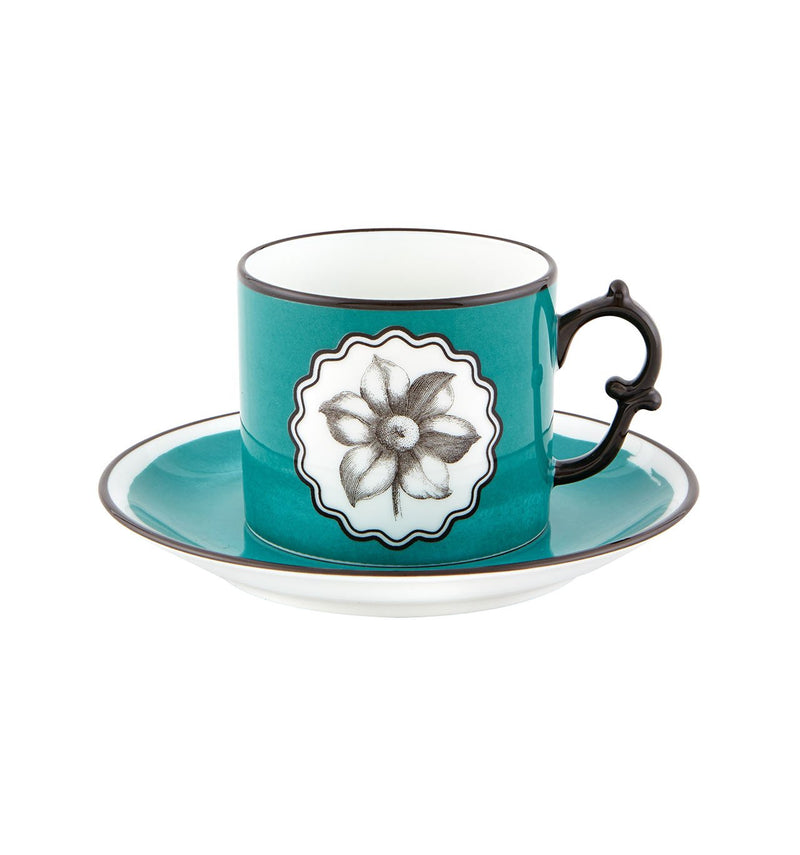 Herbariae - Tea Cup And Saucer Peacock