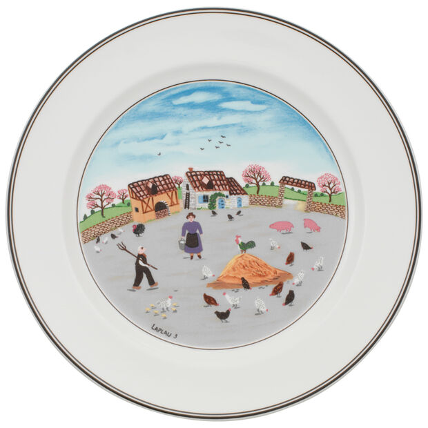 Design Naif - Dinner Plate Country Yard (Set of 6)