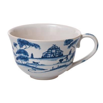 Country Estate Delft Blue - Tea/Coffee Cup Garden Follies (Set of 6)