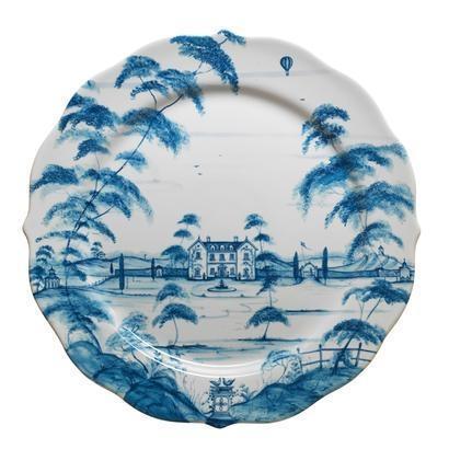 Country Estate Delft Blue - Platter/Charger Plate Main House