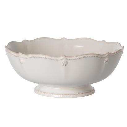 Berry & Thread Whitewash - Footed Fruit Bowl