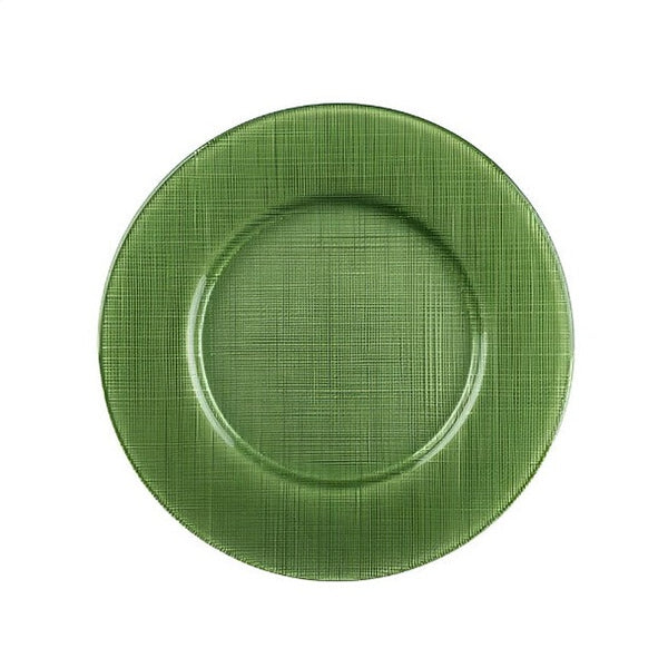 IVV -  Verona Glass Charger Green *Last Piece*