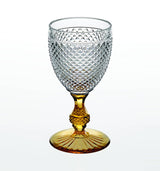 Bicos Bicolor - Goblet With Amber Stem