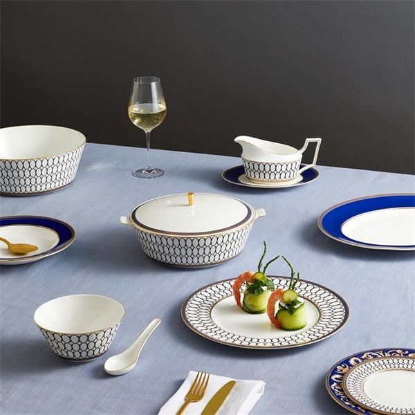 Renaissance Gold - Blue Dinner Plate