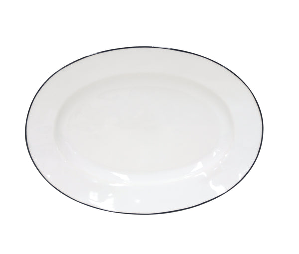 Beja white - Medium oval platter