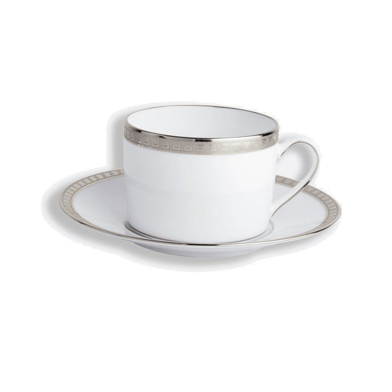 Athena Platine - Tea Cup and Saucer