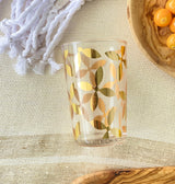 Tea Glasses Plume Clear Gold (Set of 6)