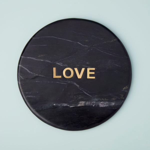 Marine Black Marble - "Love" Board