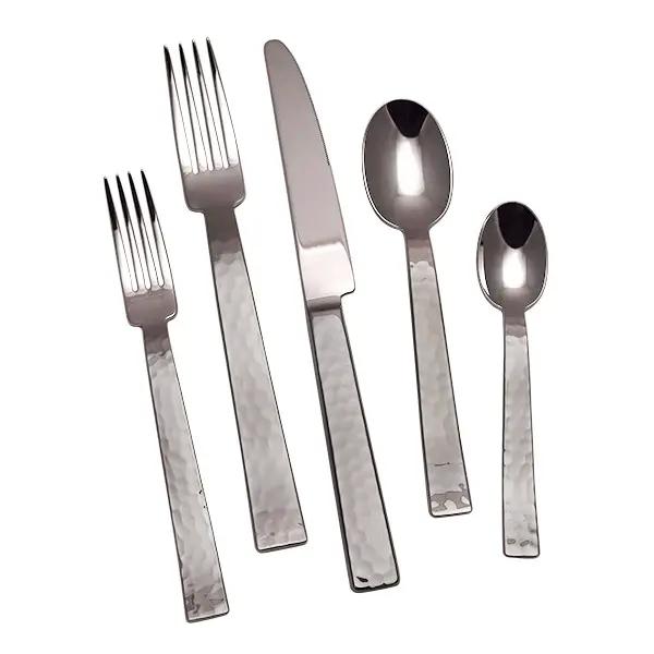 Ato Hammered - Five Piece Place Setting