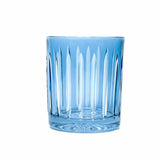 Whiskey Glass Stripes Light Blue (Set of 6)