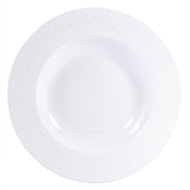 Ecume Blanc - Large Soup Plate