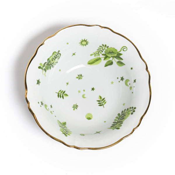 La Tavola Scomposta - Floreale Green - Salad bowl