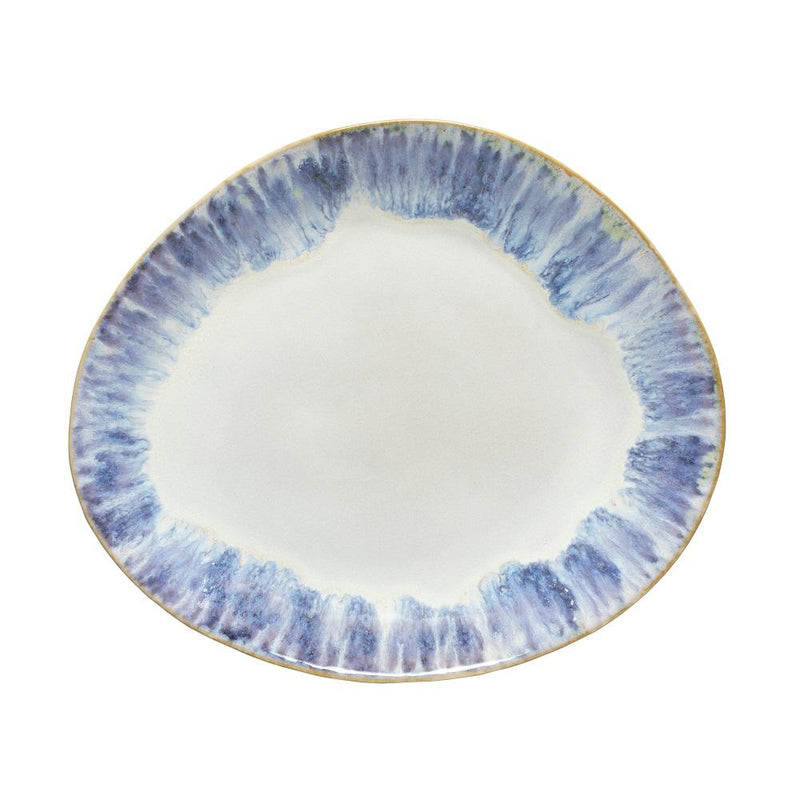 Brisa ria blue - Oval dinner plate/platter (Set of 6)